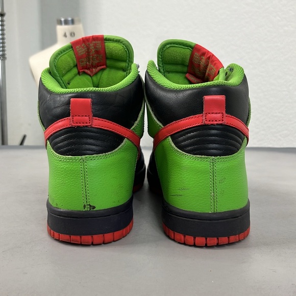 309432-081 Nike Dunk High Bling Pack 2006 VTG Black Green Purple M7 W8.5 - Picture 4 of 9